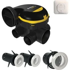 Kit VMC Simple Flux Autoréglable + Interrupteur Inverseur - EasyHOME AUTO ALDES - 11026032BP