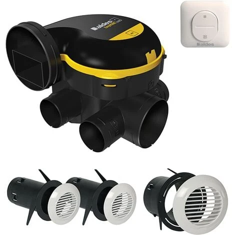 Kit VMC Simple Flux Autoréglable + Interrupteur Inverseur - EasyHOME AUTO ALDES - 11026032BP 3 Kit VMC Simple Flux Autoréglable + Interrupteur Inverseur - EasyHOME AUTO ALDES - 11026032BP