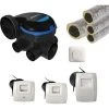 Kit VMC Simple Flux Hygroreglable + Bouton Poussoir + Gaines - EasyHOME HYGRO PREMIUM MW Piles ALDES - 11033034KIT -Systeme Maison Magasin 12440766 1