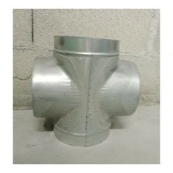 ALDES Croix équerre Acier Galvanisé - Diam 200/200mm - CXE 90°