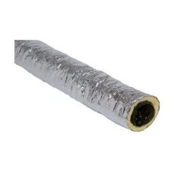 Algaine Isolée 6 M - Épaisseur 25mm - Diamètre 125 Mm Aldes 11091621 - Gris