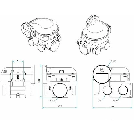 ALDES Kit Complet Gaines Et Vmc Simple Flux Easyhome Auto + Grilles De Ventilation Bip 5 ALDES Kit Complet Gaines Et Vmc Simple Flux Easyhome Auto + Grilles De Ventilation Bip – Image 3