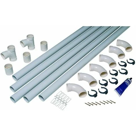 ALDES Kit Aspirateur Centralisé Série T - Coude 45° Ø 51 Mm F/F 3 ALDES Kit Aspirateur Centralisé Série T - Coude 45° Ø 51 Mm F/F